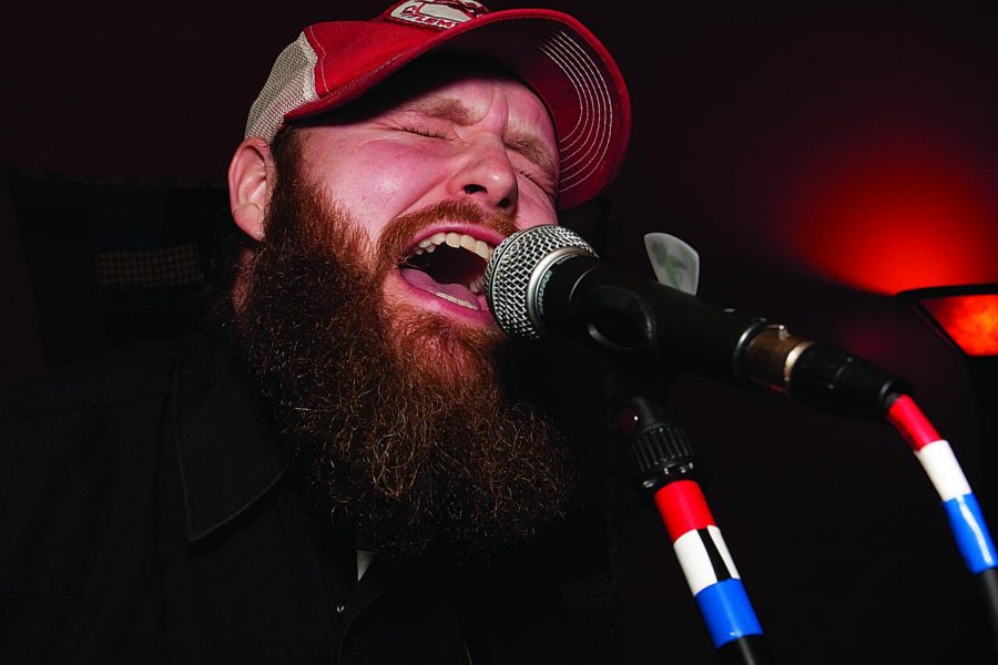 Doc Dailey sings out on one of his original songs at a show last weeked at Rivertown. Dailey has been playing in the south for years, but has recently come into his own with the release of “Victims, Enemies & Old Friends.”