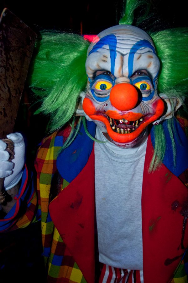 Killer clowns, bloody butchers, zombies and chainsaw cowboys are
just some of the scares lurking in the Haunted House of Horror in
Courtland.
