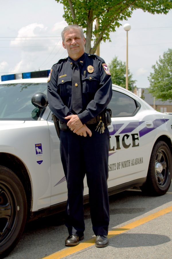 UNA police Chief Bob Pastula holds degrees in criminal justice and criminology and has also served as an adjunct professor at previous institutions. 
