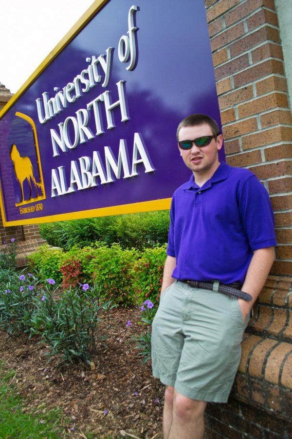 UNA student Skyler Wayne Charles was awarded the Most Valuable Fan award by the UNA Athletics Department this May. 

