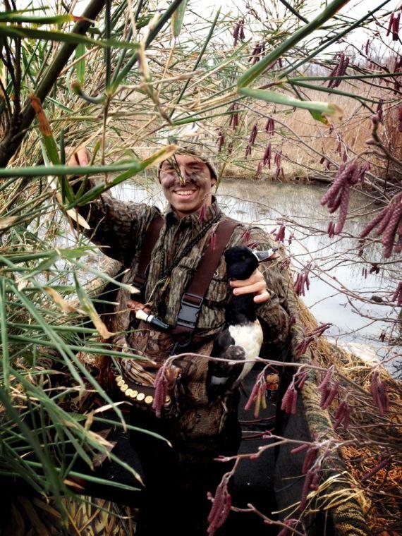 Christian Caldwell poses for a photograph while hunting. Hunting is considered a favorite pastime by many UNA students and is thought of as a characteristically Southern sport.
