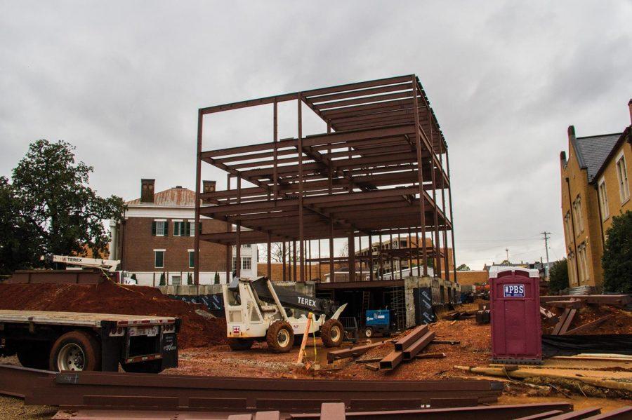 The Academic Commons Building is scheduled to be completed by April 15, 2014, said Director of Facilities Michael Gautney.
