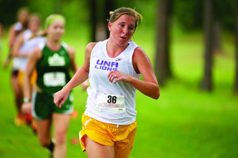 Katherine Steinman runs in the Fleet Feet/Earl Jacoby Memorial Invitational last season in Huntsville.The men’s and women’s cross country teams will once again start their seasons there on Sept. 14.