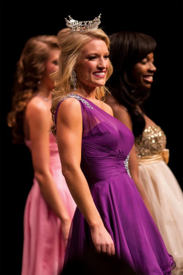 Miss UNA 2013 Emily Winkler performs during the 2014 Miss UNA pageant. Winkler will be competing in the 2015 Miss Alabama Pageant, she said.