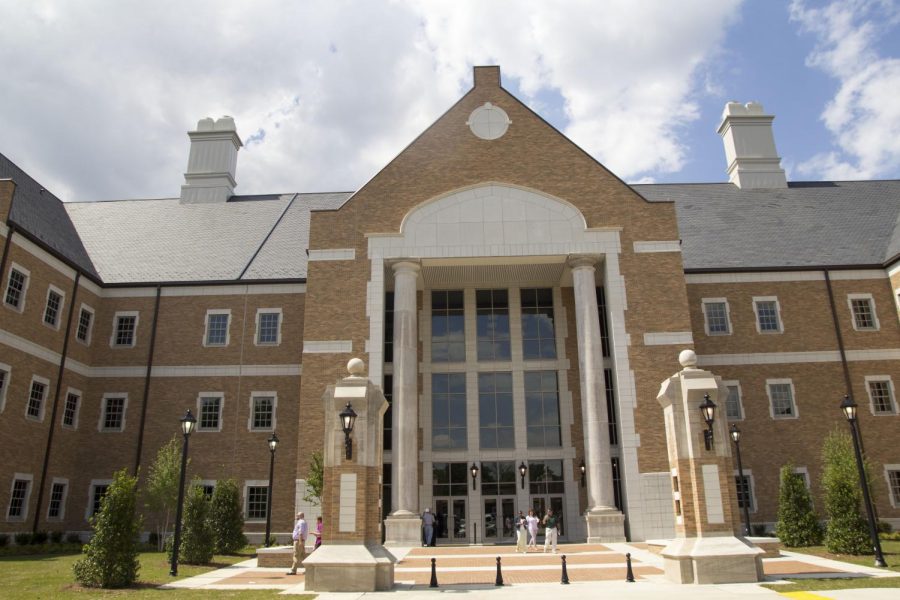 The Science and Technology Building, next to Kilby Laboratory School on Pine Street, opened to the public April 30. This building brings us up to par with other universities, said Instructor of Geology Melissa Driskell.