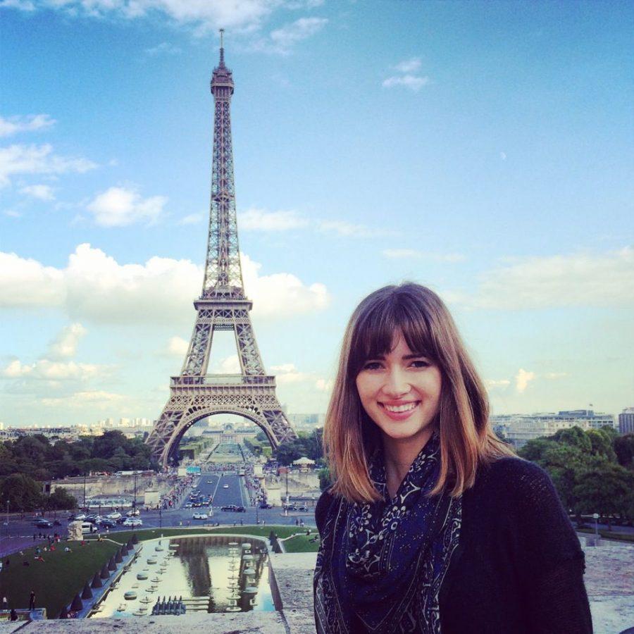 Senior+Kaitlyn+Wilson+visited+Paris+while+studying+in+France+in+2014.+She+took+business+classes+while+studying+abroad%2C+she+said.