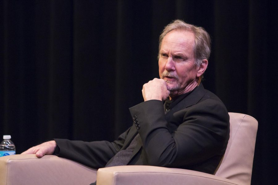 Actor Michael ONeill answers questions at a Q&A March 3. The Q&A is a part of the George Lindsey Film Festival. 