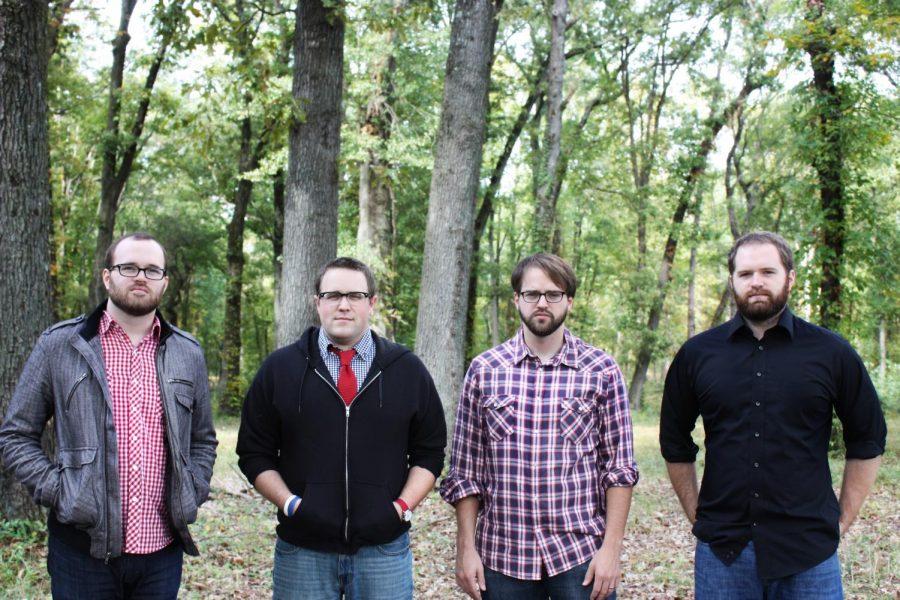 From left: Timmy Ray, Tony Bush, Brad Greene and Benjamin Ray represent their band, the Ray Brothers, in fall 2011 in Muscle Shoals. The Ray Brothers will perform a Billy Joel cover concert April 29 in the Mane Room with all proceeds going toward the adoption process of Timmy Ray’s and his wife’s, Maggie Bea Ray’s, second child from Colombia.
