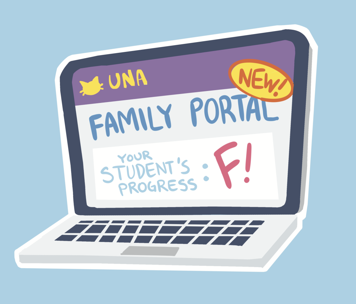 UNA family portal graphic