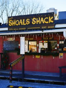 The storefront of The Shoals Shack.