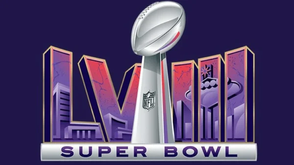 Super Bowl LVIII logo. Courtesy of the NFL.