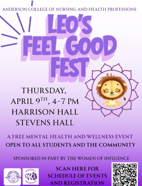 Anderson College of Nursing and Health Professions presents “Leo’s Feel Good Fest”